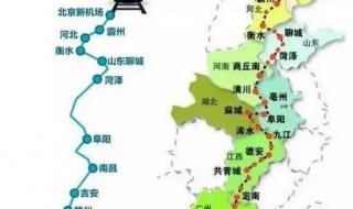 京九铁路线经过哪些城市 京九高铁最新线路图